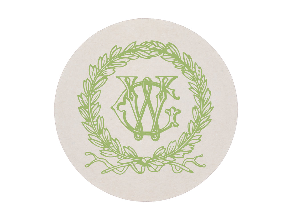 Beaufort Crest Foil Stamped Coasters