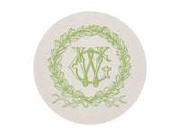 Beaufort Crest Foil Stamped Coasters