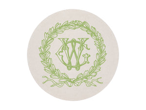 Beaufort Crest Foil Stamped Coasters