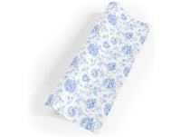 Blue Floral Gift Wrap Roll