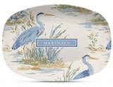 Blue Heron Shatterproof Platter