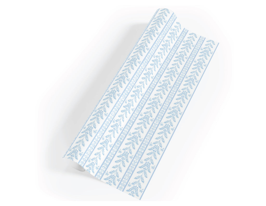 Blue Sea Fern Gift Wrap Roll