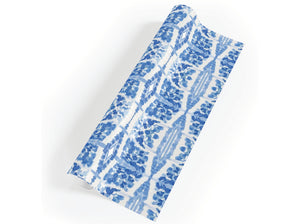 Blue Chinoiserie Watercolor Gift Wrap Roll