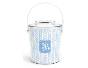 Blue Sea Fern Acrylic Ice Bucket