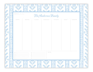Blue Sea Fern Weekly Planner