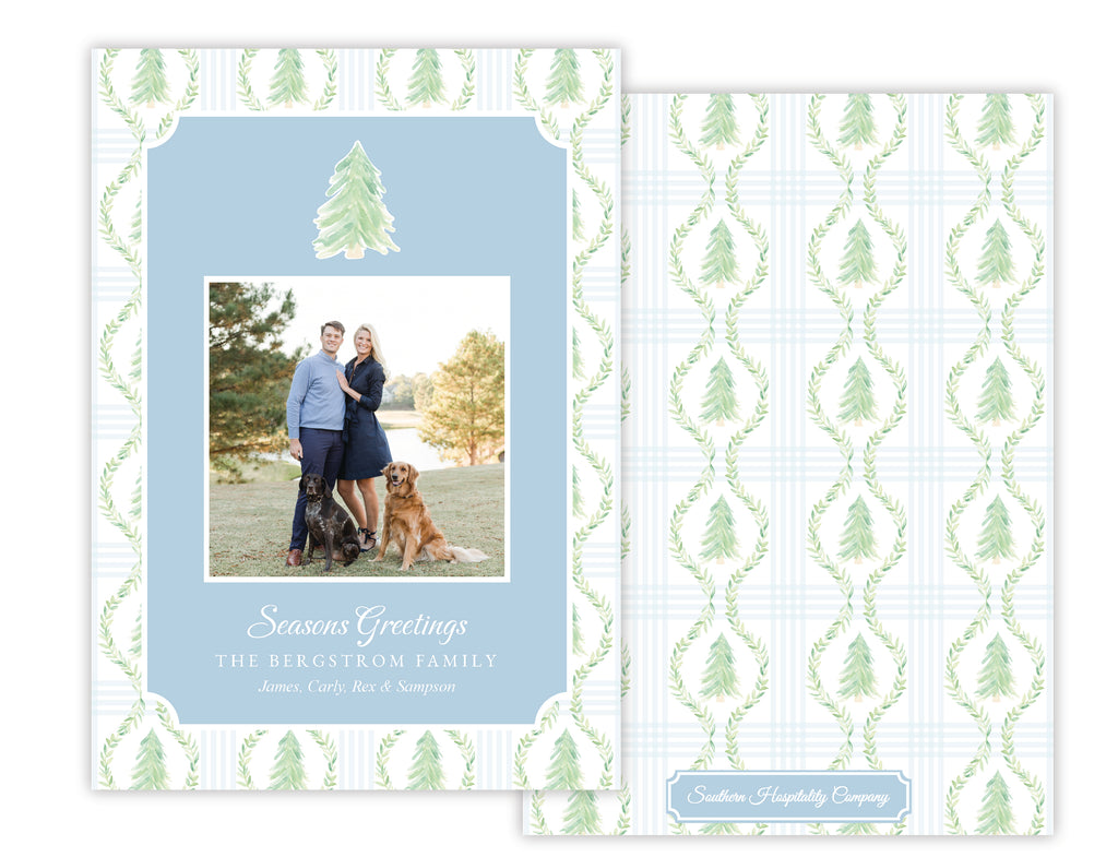 Blue Spruce Holiday Card