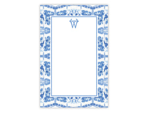 Blue Chinoiserie Watercolor Notepad