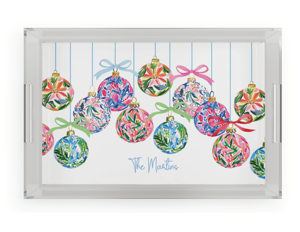 Boca Baubles Acrylic Serving Tray