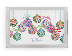 Boca Baubles Acrylic Serving Tray