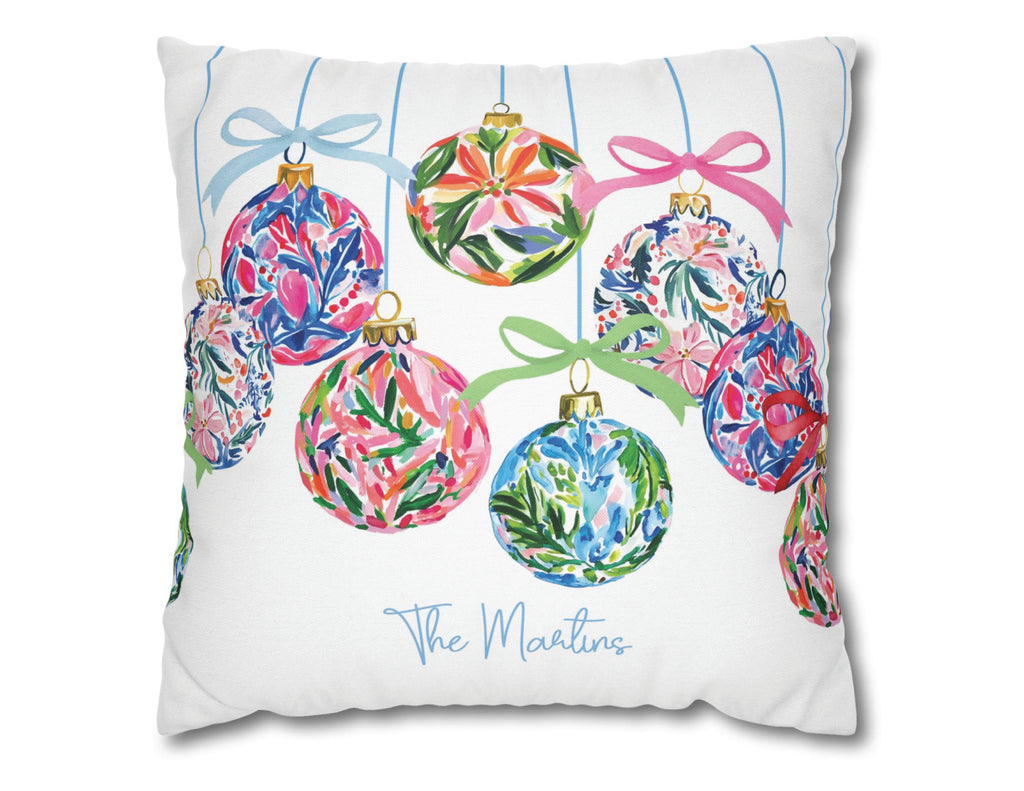 Boca Baubles Personalized Pillow