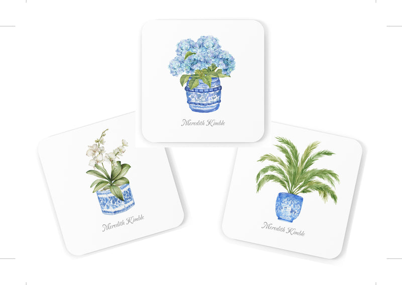 Botanical Collection Cork Coasters
