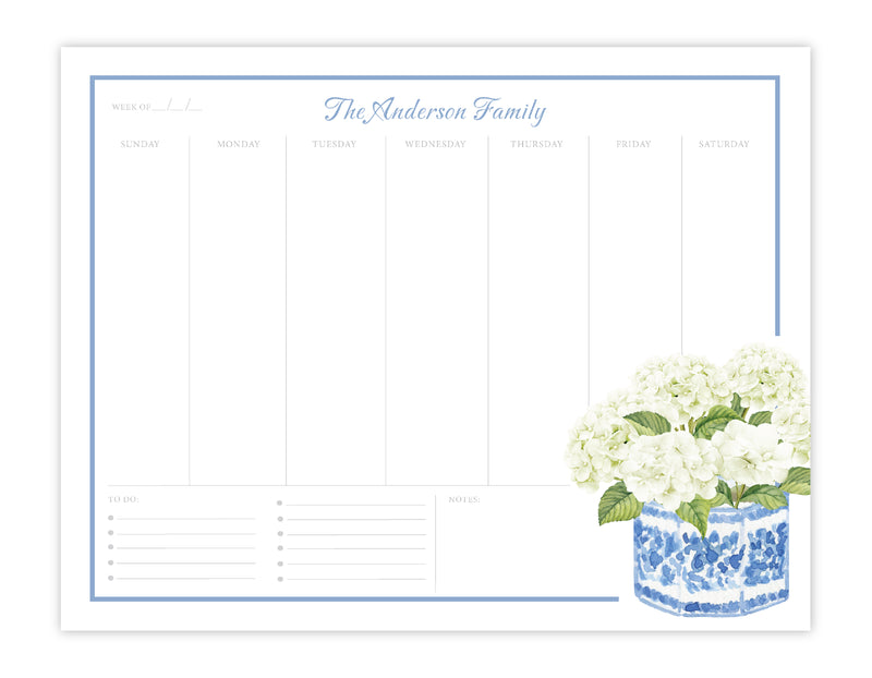 Botanical Collection Weekly Planner