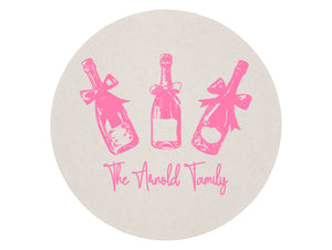 Bottle Service Foil Stamped Coasters