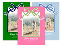 Trellis Bows Holiday Card