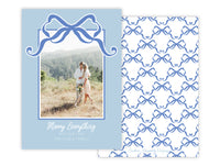 Trellis Bows Holiday Card