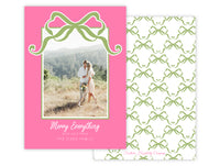 Trellis Bows Holiday Card