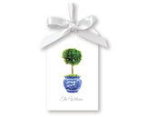Boxwood Topiary Gift Tags, Set of 20