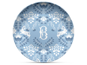 Bunny Blues Shatterproof Plate