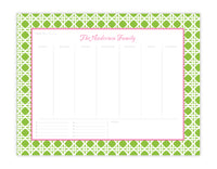 Lime & Carnation Weekly Planner