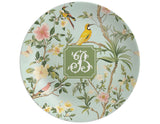Celadon Songbirds Shatterproof Plate