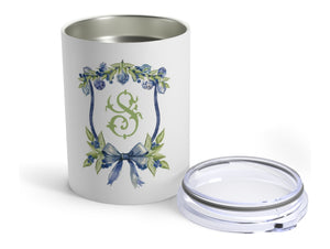 Chinoiserie Berry Crest 10oz Tumbler