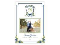 Holiday Card: Chinoiserie Berry Wreath
