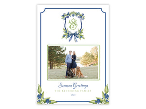 Holiday Card: Chinoiserie Berry Wreath