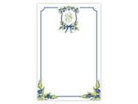 Chinoiserie Berry Crest Notepad