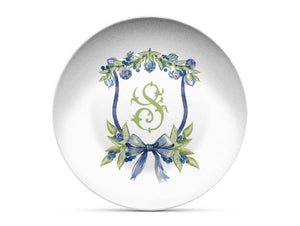 Chinoiserie Berry Crest Shatterproof Plate