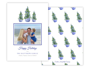 Chinoiserie Tree Holiday Card