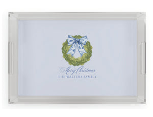 Chinoiserie Cypress Acrylic Serving Tray