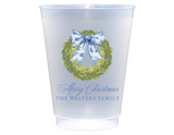 Chinoiserie Cypress Personalized Frosted Cups