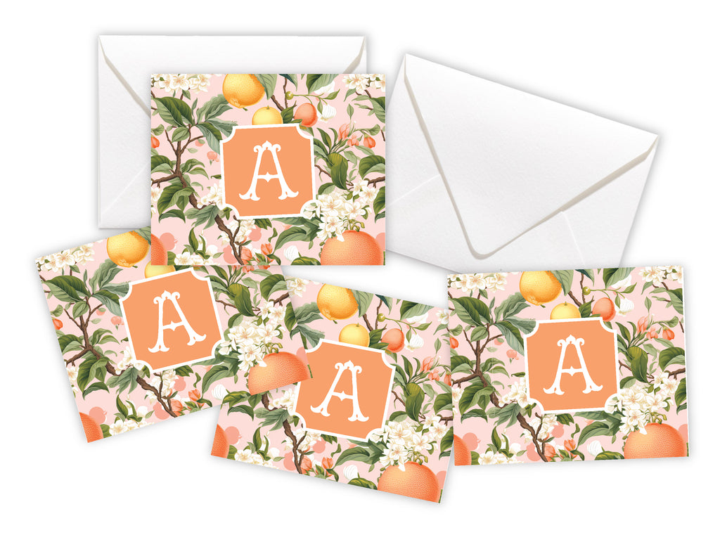 Citrus Blooms Enclosure Cards
