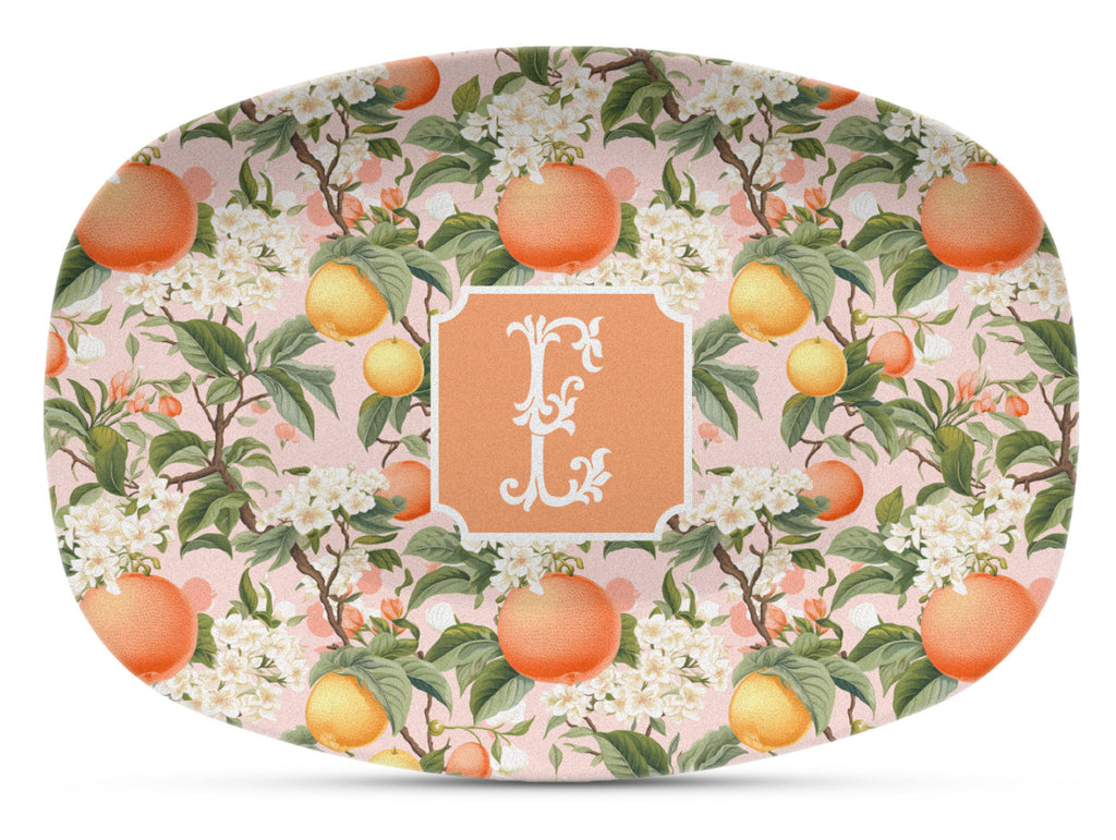 Citrus Blooms Shatterproof Platter