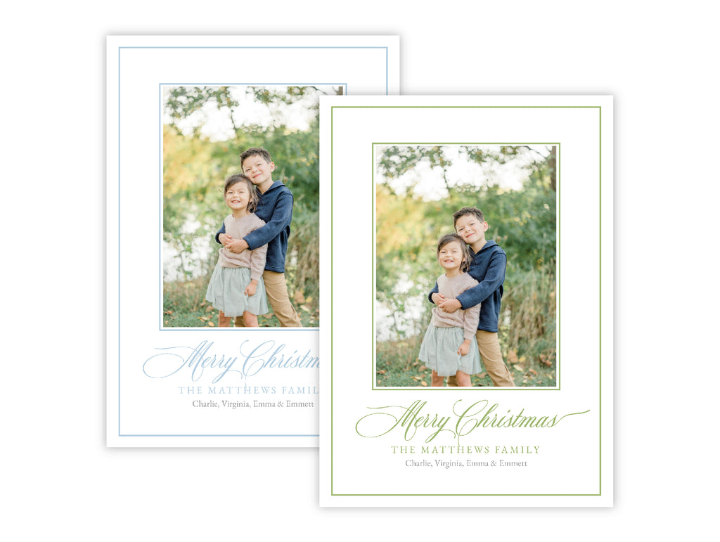 Holiday Card:  Classic