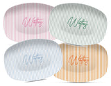 Country Club Stripe Shatterproof Platter