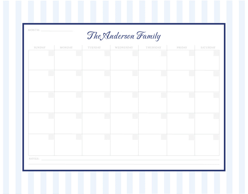 Coastal Cabana Weekly Planner