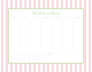 Coastal Cabana Weekly Planner