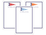 Collegiate Pennant Notepad