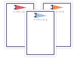 Collegiate Pennant Notepad