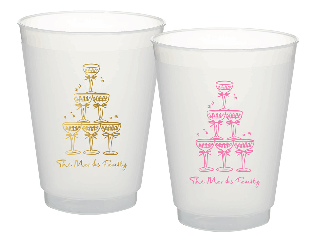 Coupes & Clinks Frosted Cups, 9oz-24oz