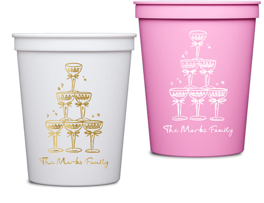 Coupes & Clinks Stadium Cups 16oz