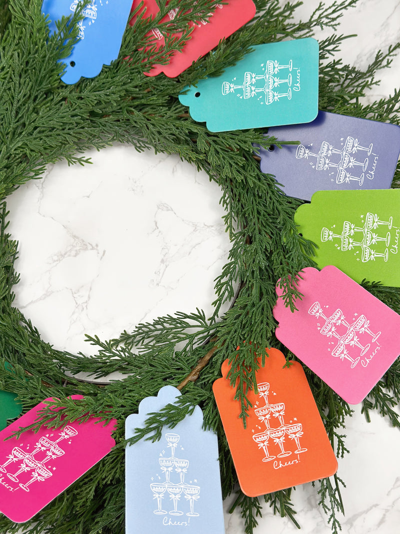 Coupes & Clinks Non-Personalized Gift Tags, Set of 10