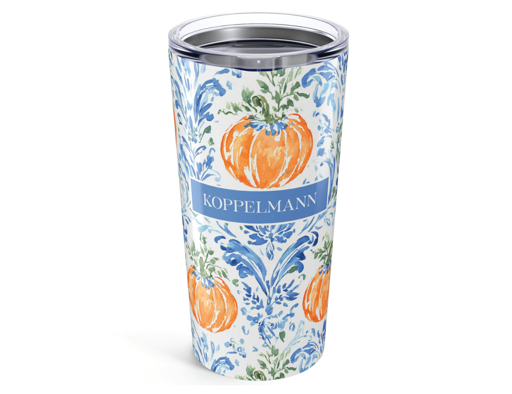 Damask Pumpkin 20oz Tumbler