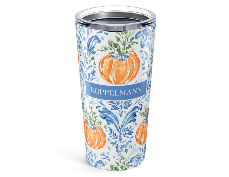 Damask Pumpkin 20oz Tumbler