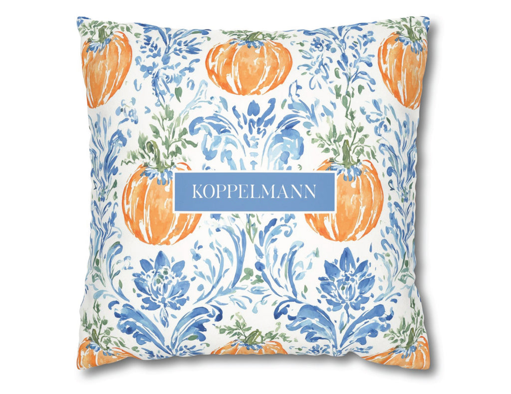 Damask Pumpkin Pillow