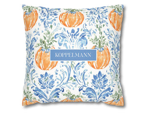 Damask Pumpkin Pillow