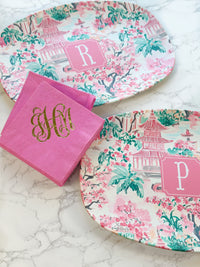 Pagoda & Palms Shatterproof Platter