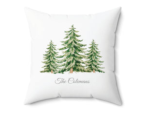 Evergreen Personalized Pillow