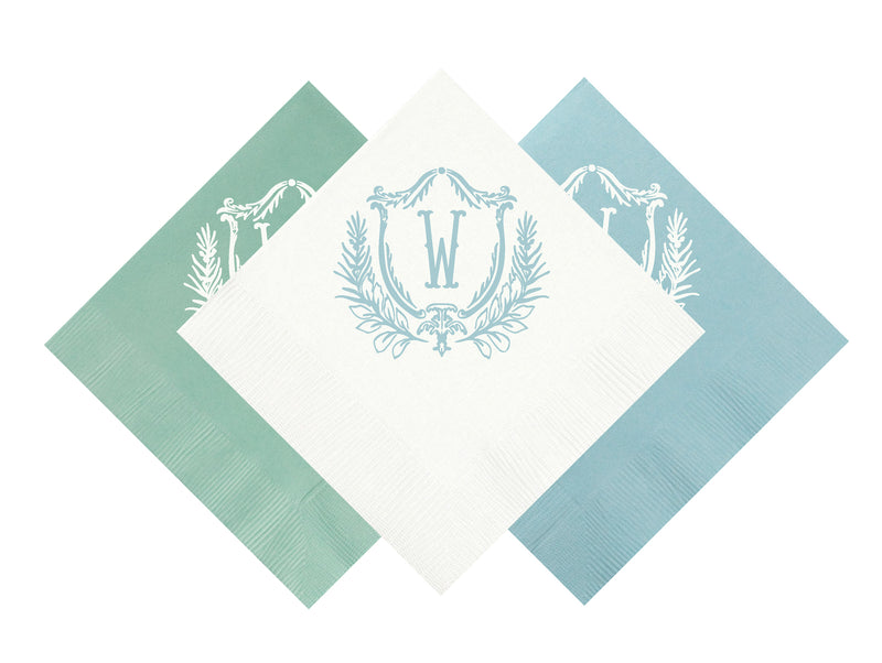 Elizabethan Crest Cocktail Napkins